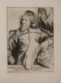 Inigo Jones (1572-1651): Kupferstich von Voerst nach van Dyck ca. 1660