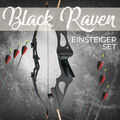 SET *** DRAKE Black Raven - 58 Zoll 25-60 lbs - Take Down Recurvebogen, Anfänger