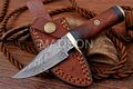 Damast Messer Damaszener Stahl Jagd Knife Damascus Hunting Bowie 700EA