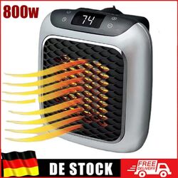 Mini Handy Heater 800W Steckdosen Heizlüfter Elektroheizer-Mobile Heizgerät