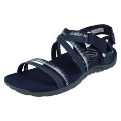 Damen Merrell Haken & Schlaufe Riemen Leather Sandalen Terran 3 Polster Gitter