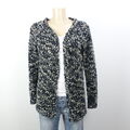 ONLY Offener Cardigan Strickjacke Velicina Schwarz Grau Gr. XS 34 