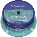 25er Multipack Verbatim 43639 DVD-RW Rohling 4.7 GB 25 St. Spindel