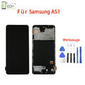 Für Samsung Galaxy A51 A515 LCD Display mit Rahmen Touch Screen Bildschirm We...