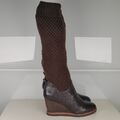 ✯MARC O´POLO ✯MARC OPOLO✯40✯Stiefel✯Boots✯Stiefeletten✯Schuhe✯braun✯Strickstulpe