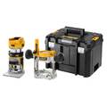 DeWALT Akku-Kombifräse DCW604NT-XJ 18V, Oberfräse / Kantenfräse + TSTAK-Box VI