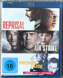 Reprisal, Air Strike, Precious Cargo 3x blu-ray, Filme, Film, Neu OVP