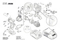Bosch Ersatzteile für GSR 18V-60 FC Akku Schrauber