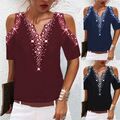 Mode Frauen Von Frauen Sommer T Shirt Täglich Zum Dating Bluse Top Casual