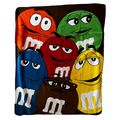 Retro M&M World große Vliesdecke, Überwerfen Wohnkultur Haushaltswaren warm gemütliches Sofa