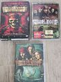 DVD FLUCH DER KARIBIK  TEIL 1  TEIL 2  TEIL 3 Johnny Depp guter Zustand  444 min