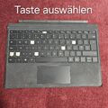 Ersatztasten Für Microsoft Tastatur Surface Pro 3 4 5 6 7 Type Cover Schwarz.