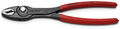 KNIPEX Frontgreifzange TwinGrip 200 mm poliert PVC-Griffhüllen, 82 01 200