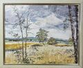 J. Larskens-(?) (XX) TOP- Gemälde~1945: LANDSCHAFT IM SPÄTSOMMER