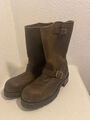 Buffalo Boots 1808 Engineerstiefel Biker Boots mit Stahlkappe - braun ohne OVP