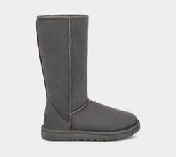 UGG CLASSIC TALL II Boot Stiefel Stiefelette Lammfell grau 1016224-GREY