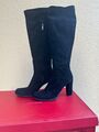 Stiefel Schwarz Wild-Leder Gr. 41, fast neu, Neupreis 299,00 Euro