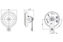 BOSCH Horn Hupe 0 986 320 130