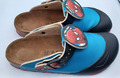 BIRKENSTOCK MARVEL SPIDER MAN SHETLAND CLOGS - UK 8, EUR 42 SCHMALE PASSFORM