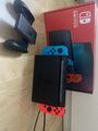 Nintendo Switch Konsole mit Joy-Con - Neon-Rot/Neon-Blau/Grau + 3 Spiele