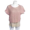 Bluse Fabiana Filippi Rosa Weiß 36 IT 42