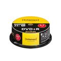 Intenso DVD+R 4,7GB/120 min. bedruckbar Cakebox/Spindel mit 25 Discs Rohlinge