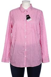 Peter Hahn Bluse Damen Oberteil Hemd Hemdbluse Gr. EU 46 Baumwolle Pink #cp6ud16