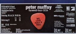 Konzert Ticket Peter Maffay 