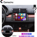 4+64G Für BMW E38 5er E39 X5 E53 Autoradio Carplay Android 13 GPS Nav RDS Kamera