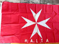 Malta Flagge Fahne Hissflagge rot Polyester mit Ösen 88 x 152 cm