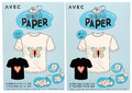 Transferpapier 10x T Shirt Textilfolie Bügelfolie für helle und dunkle Stoffe A4