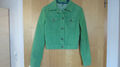 Benetton Jacke kurze Jeansjacke XS 34 auch S 36 grün Top