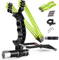 Steinschleuder Zwille Sport Schleuder Slingshot Laserkatapult Wild Jagd Profi DE