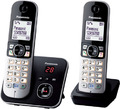 Panasonic Schnurloses Telefon + AB KX-TG6822 schwarz