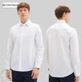 Herren Hemd Regular Fit TOM TAILOR Shirt Klassisches Langarmhemd Blickdicht