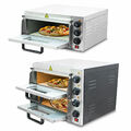 Elektrischer Pizzaofen Pizzabackofen Pizzamaker Gastro Backofen BITUXX