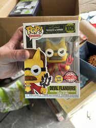 Funko POP Fernseher #1029 - Die Simpsons - Teufel Flandern - Sonderausgabe