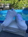 EU 44 - Nike Air Force 1 '07 AF1 Triple White Unisex Sneaker Leder Damen Herren