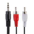 Cinch zu 3,5mm Klinke AUX Audio-Kabel | 2x Cinch RCA Stecker auf Klinke 1-3 m