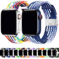 Nylon Sport Loop Armband für Apple Watch Series 10 9 8 7 6 5 4 3 2 SE + Ultra