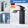 Wasserhahn Bad Waschbecken Wasserfall Waschtisch Armatur Einhand Mischbatterie