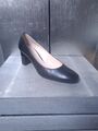 Neuwertige HÖGL Pumps Gr 41 (7,5) schwarz Echtleder High Heels Ballerinas #S959