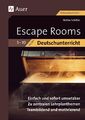 Escape Rooms für den Deutschunterricht 5-10 ~ Stefan Schäfer ~  9783403085010