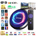 128GB Android 13.0 Smart TV BOX 8K HD Quad Core WIFI Netzwerk Media Player BT5.0