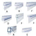 Ersatzdichtung Duschkabine Wasserabweiser Schwallschutz Dichtung für 5-10mm Glas