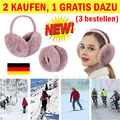 Damen Warm Winter Ohrenwärmer Ohrenschützer Plüsch.Ohrenklappen Earmuffs Mode-DE