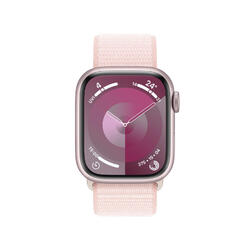 Apple Watch Series 9 (GPS + Cellular) 45mm Aluminiumgehäuse pink, Sportband pink