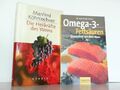 Konvolut aus 2 Büchern: 1. Die Heilkräfte des Weins. / 2. Omega-3-Fettsäuren- Ge