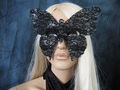 Maske PAPILLON, Burlesque Spitze Cosplay Domino Venezia Shades of Grey Swinger