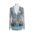 Basler, Strickjacke, Damen, Größe: 38, Blau/Mehrfarbig, Polyester/Elasthan #wpW